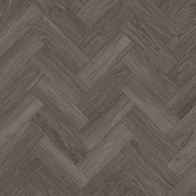 HolPa Wood Effect Luxury Vinyl Tile Planks in Dark Grey, Covers 3.763sqm – 1