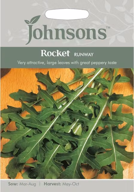Johnsons Runway Rocket Herb Seeds for Spring and Summer Planting