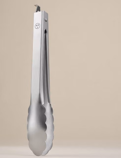 M&S x Tom Kerridge Stainless Steel Tongs in Silver