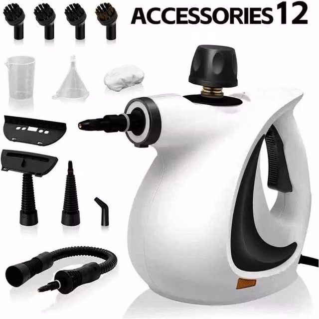 PAWNORA Handheld Multipurpose Steam Cleaner in White