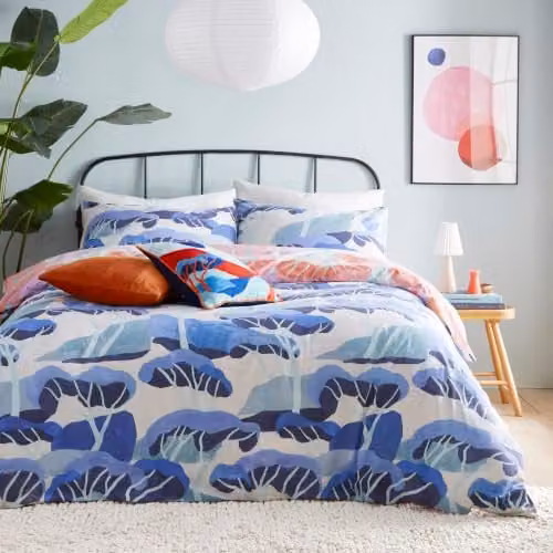 Riva Home Multicolour Reversible Duvet Cover Set, W: 200 cm x H: 200 cm