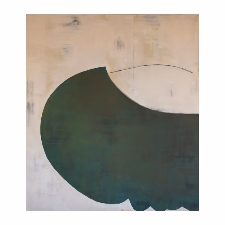 Dome Deco SILEN Abstract Graphic Wall Artwork in Green
