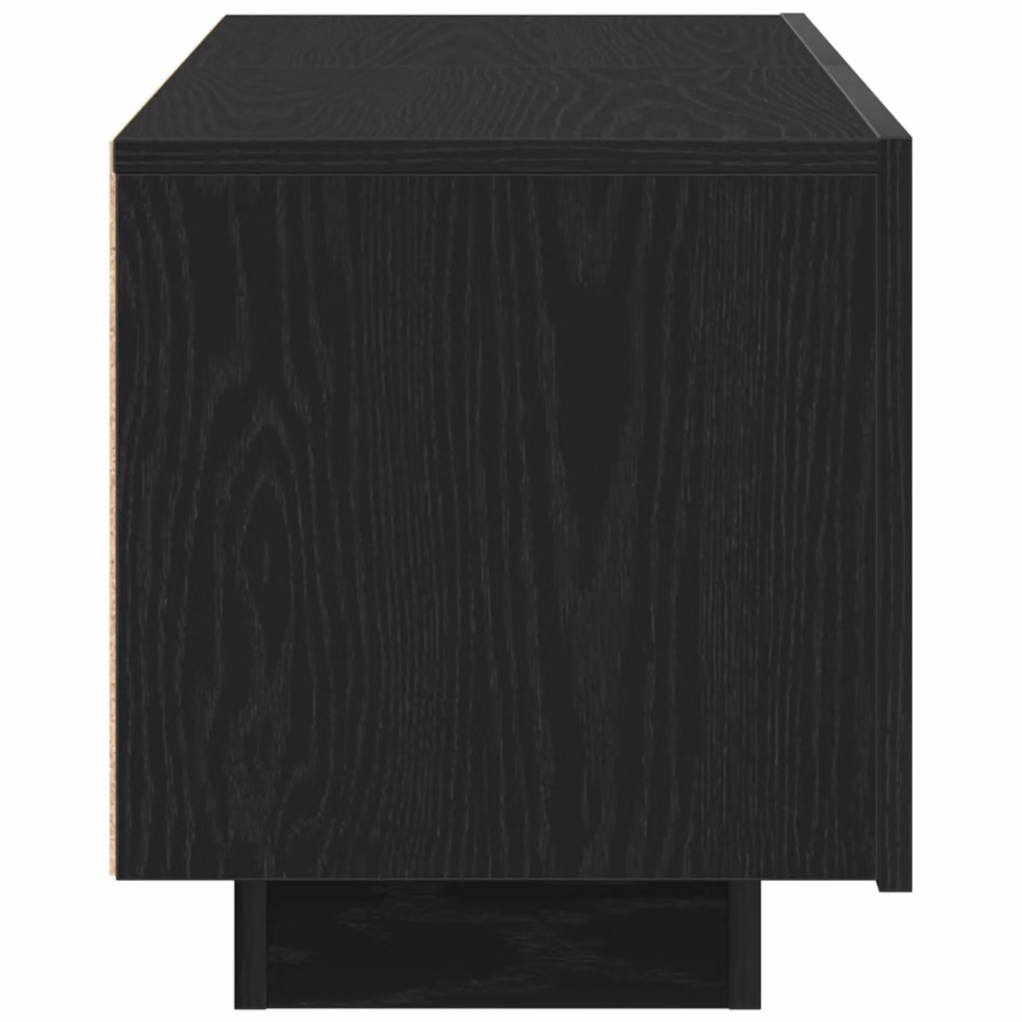 Berkfield Home Modern Black Oak TV Stand W/D/H: 100 x 35 x 40 cm – 4