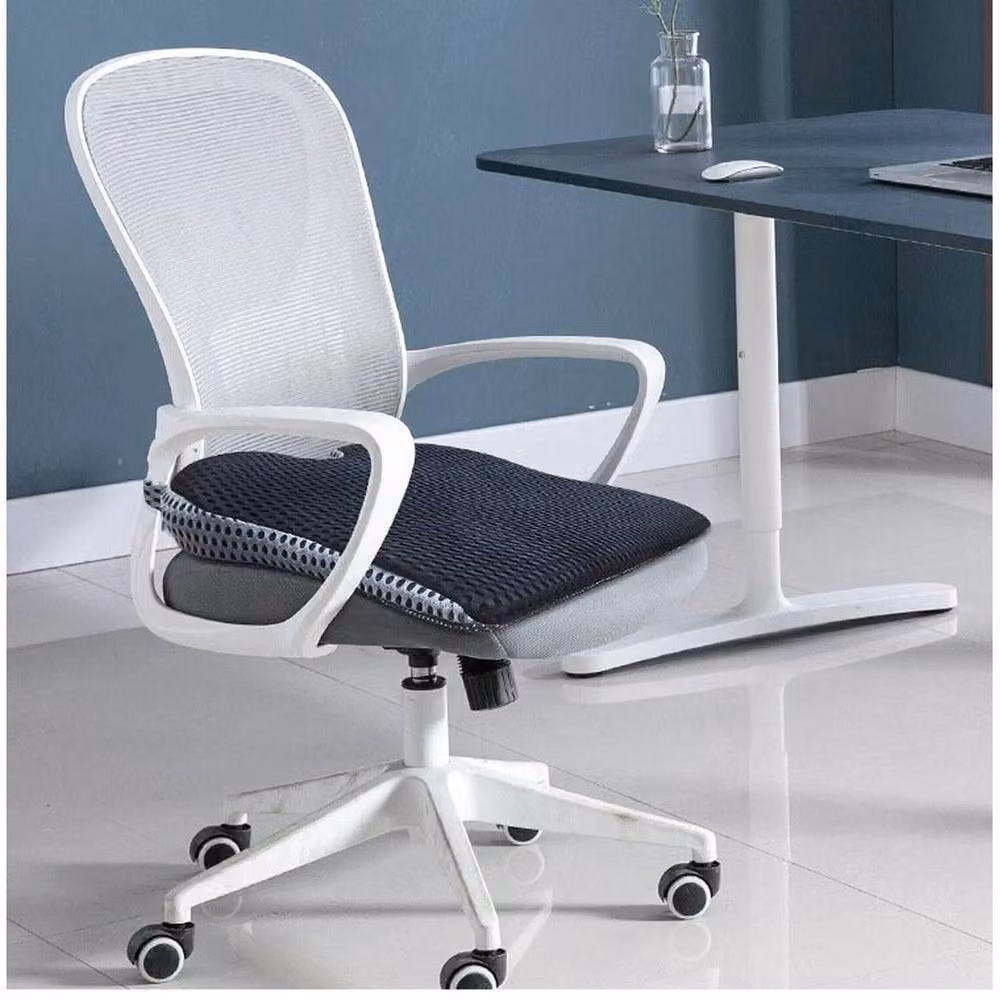 NESTLUNE Grey Memory Foam Thick Car and Office Seat Cushion, W: 120 cm, D: 135 cm – 4