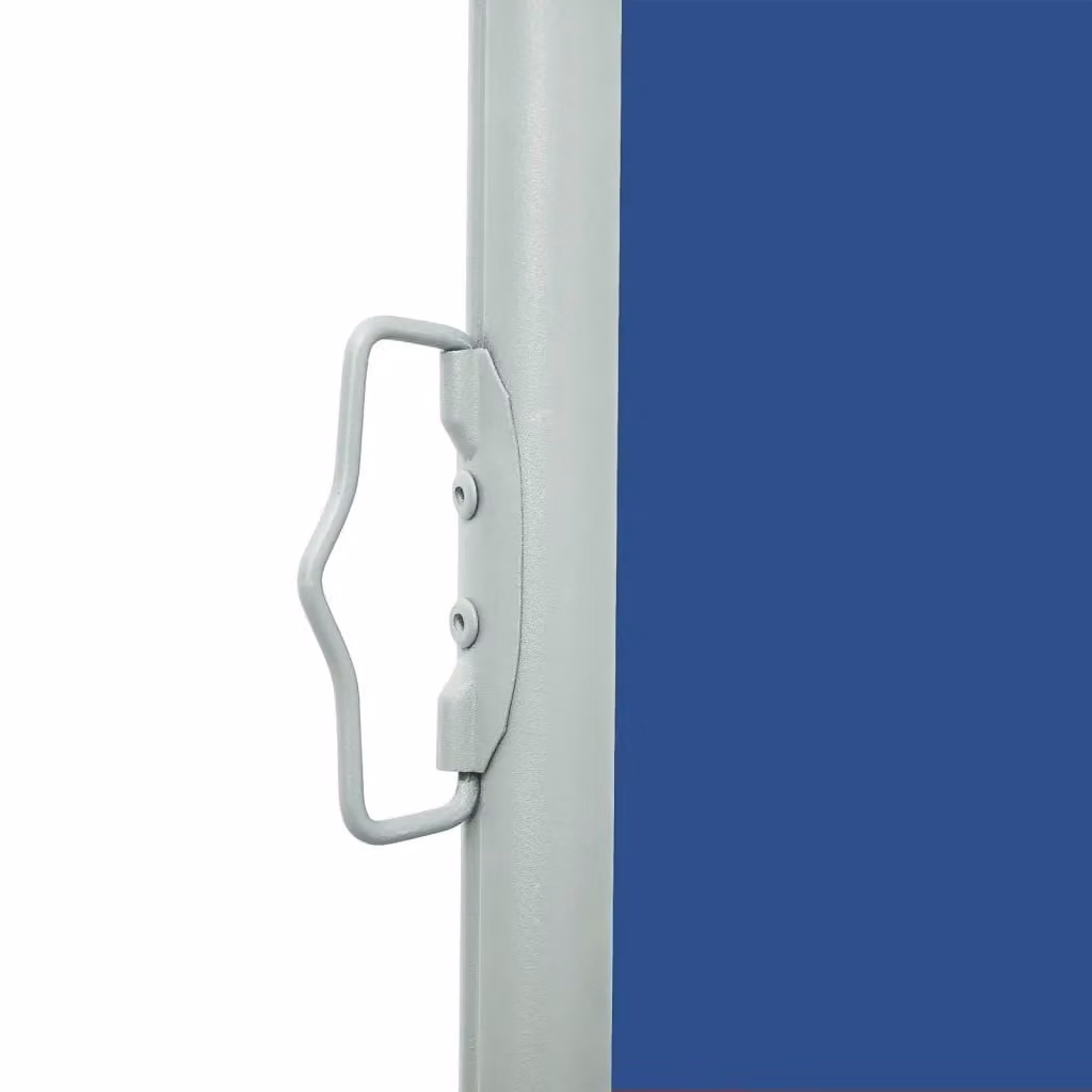 Berkfield Home Blue Retractable Side Awning with Polyester Fabric and Steel Frame, W/H: 600 x 160 cm – 3