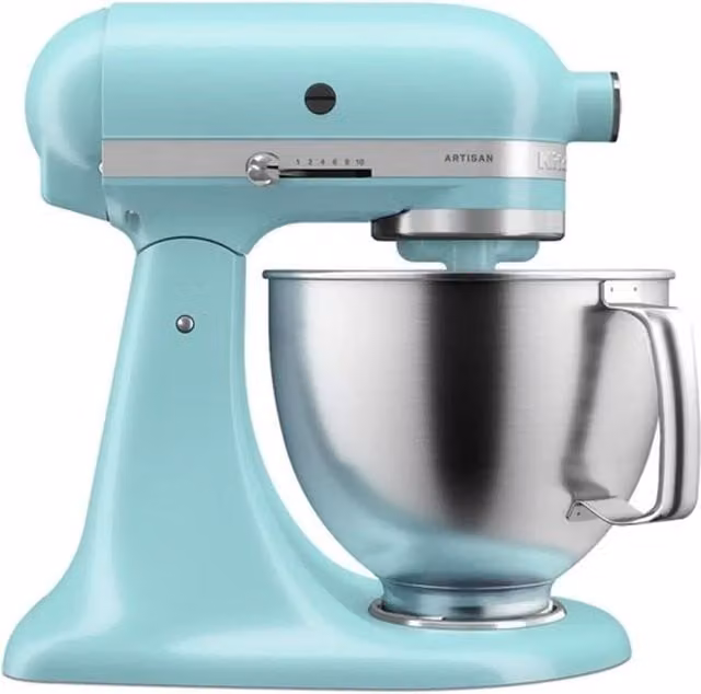 KitchenAid Artisan 125 Tilt-Head Stand Mixer, 4.8L, Blue/Turquoise Stainless Steel