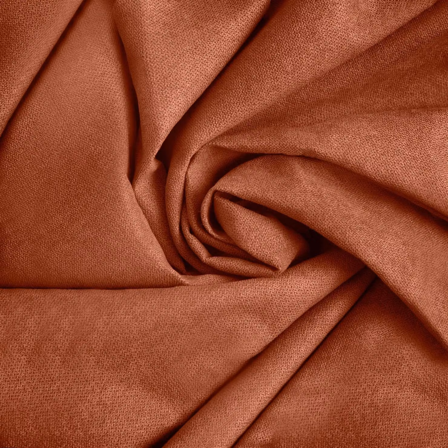 Luxor Living Orange Velvet Chenille Square Cushion, W/D/H: 55 x 55 x 55 cm – 4