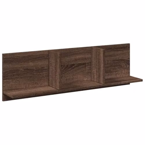 vidaXL Modern Brown Wall Cabinet in Engineered Wood W/D/H: 100 x 30 x 16.5 cm