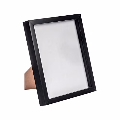 Nicola Spring 3D Shadow Box Photo Frame, Black, W/D/H: 20.32 x 25.4 x 8.89 cm