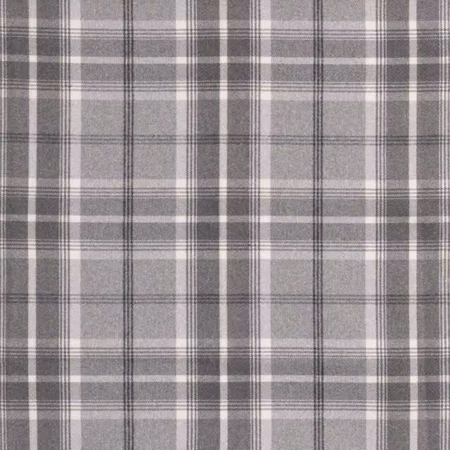 Terrys Balmoral Checked Country House Fabric in Dove Grey