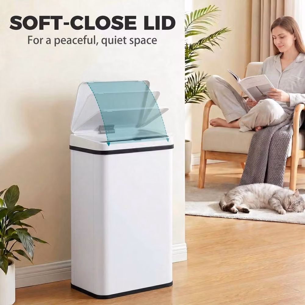 EONLION White Sensor Kitchen Bin – 2