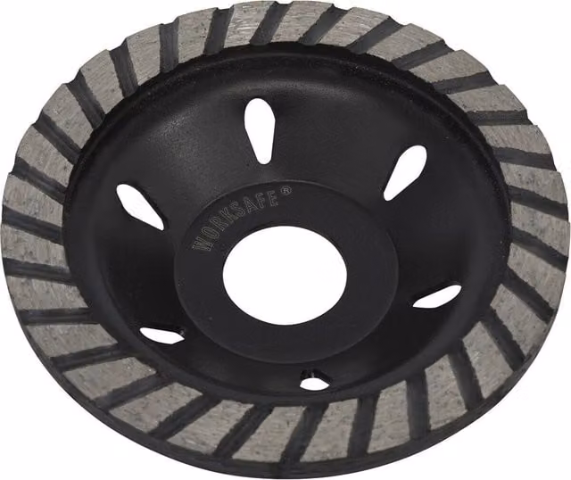 Loops Diamond Cup Stone and Concrete Grinding Disc, Multicolour, Dia: 105 mm, Bore: 22 mm – 1