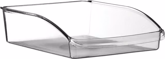 Orsina Stackable Large Plastic Fridge Organiser, Transparent – 1