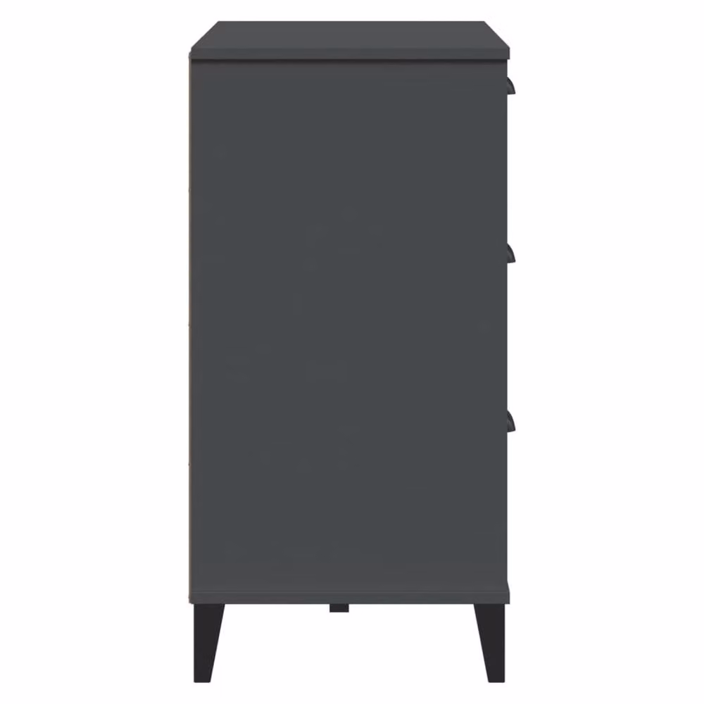 Berkfield Home VIKEN Sideboard in Anthracite Grey, W/D/H: 80 x 40 x 80 cm – 5