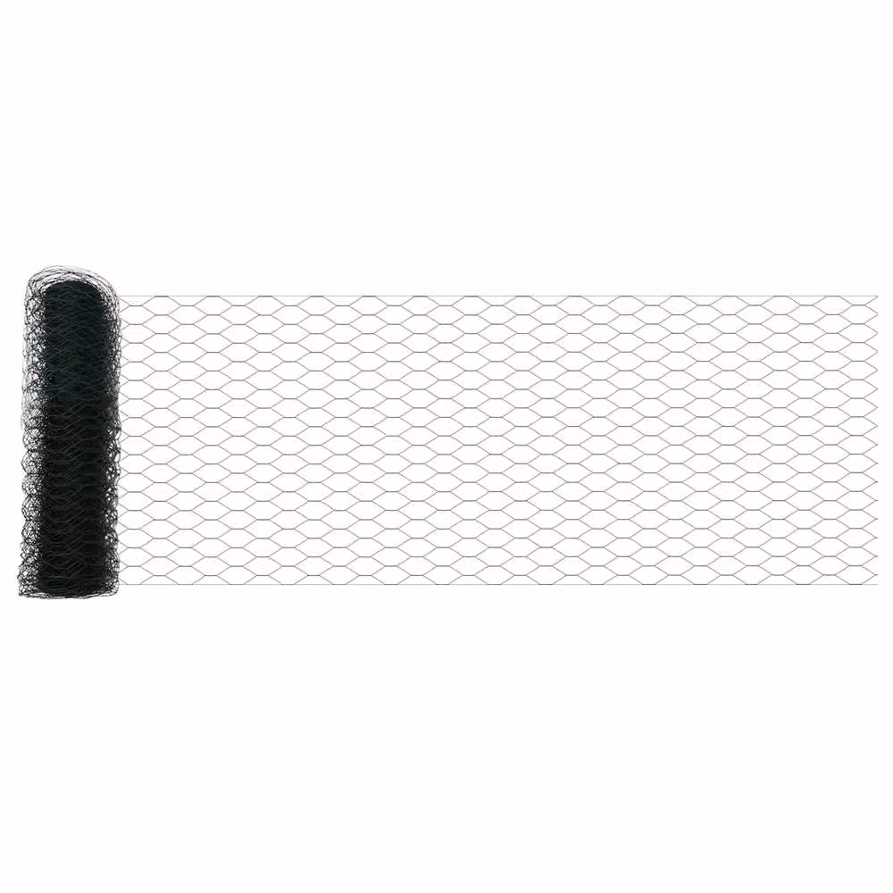 Berkfield Home Green Hexagon Steel Fence, PVC-Coated, W/H: 10 x 0.8 m – 2