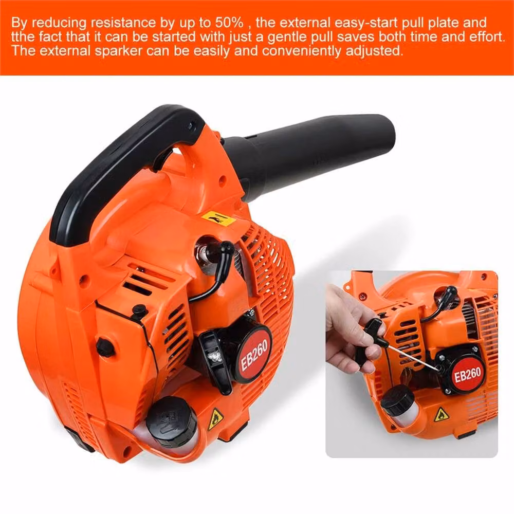 Ventryn 26cc Handheld 2-Stroke Petrol Leaf Blower in Orange – 2