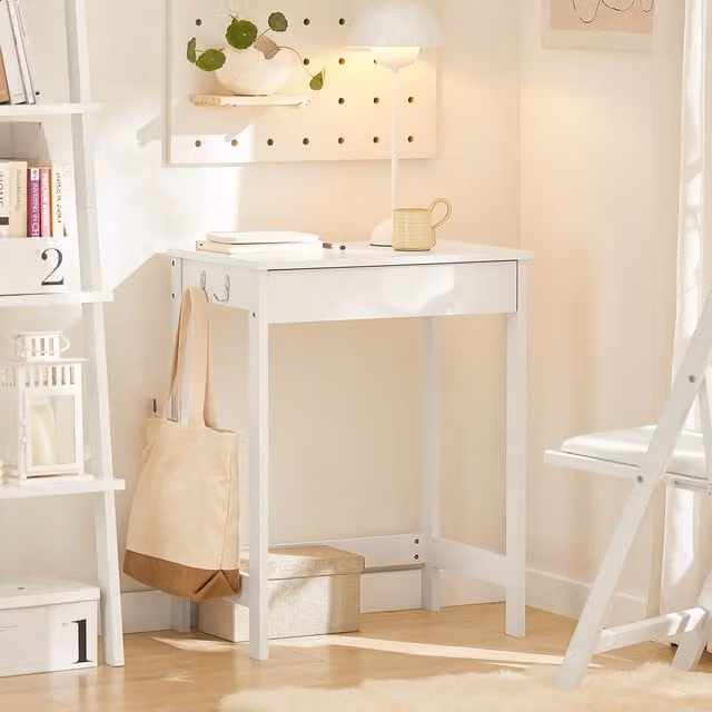 SoBuy Modern White Computer Desk for Children's Rooms