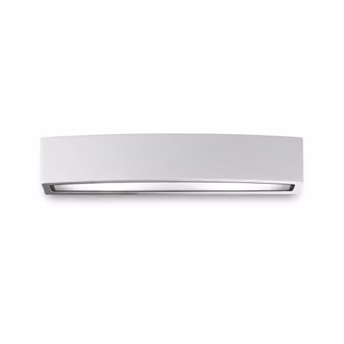 Ideal Lux Andromeda AP2 Modern Rectangular Up and Down Wall Light in Grey