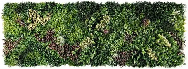 Ark Mat Lakeside Artificial Floral Wall Panels in Green and Purple, W/H: 100 x 100 cm – 9