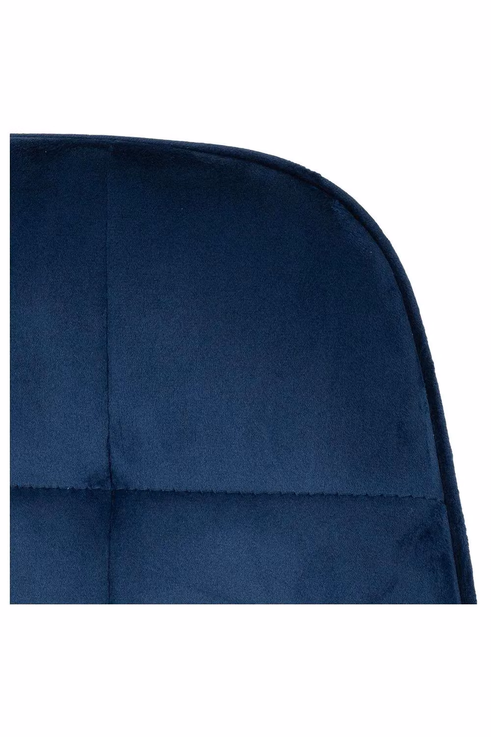 Seconique Lukas Set of 2 Blue Velvet Dining Chairs with Cantilever Metal Base – 8
