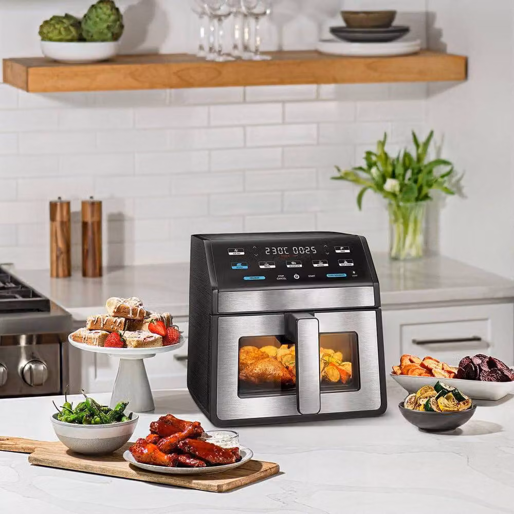Dyzi Digital Air Fryer with Touch Control, 7.6L Capacity, Black – 2