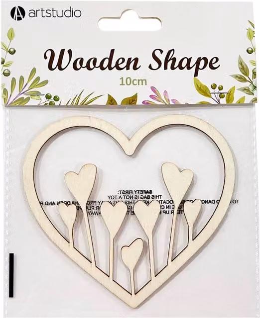 Art Studio Wood Shape in Beige
