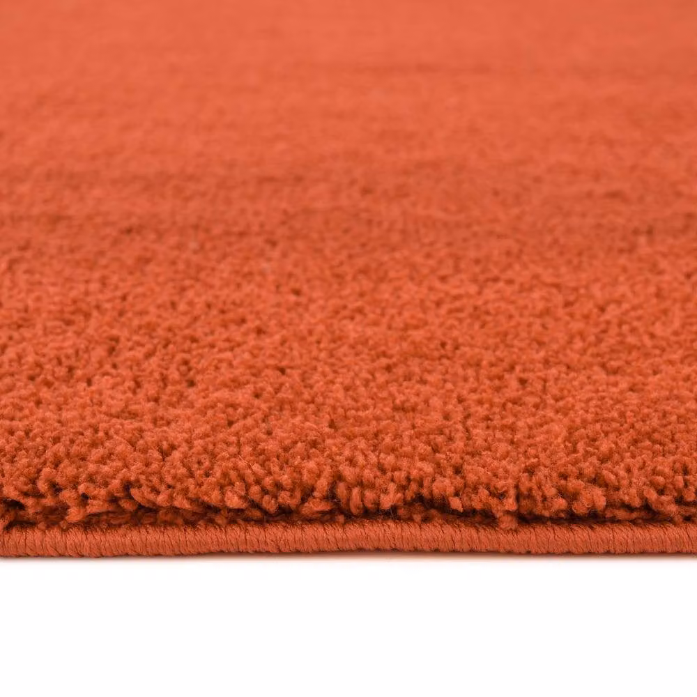 Kukoon Orange Wash Soft Shaggy Area Rug, W: 200 cm, D: 290 cm – 4