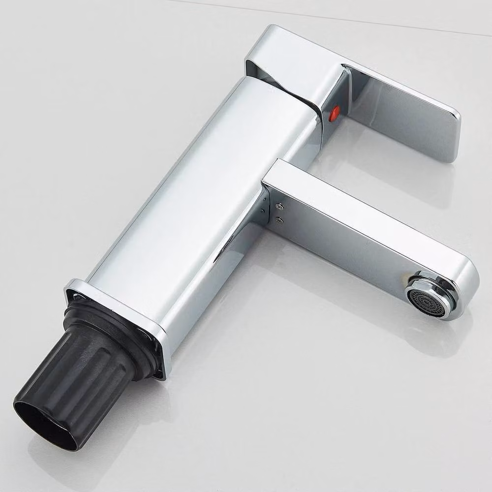 SPETLEK Modern Single Lever Basin Mixer Tap in Polished Chrome Silver – 3