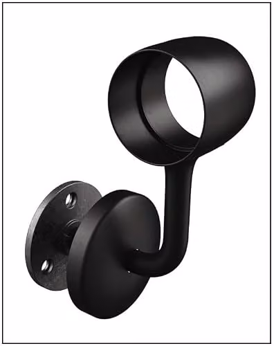 Forgeworks Matt Black Stainless Steel Indoor Stair Handrail Kit – 6