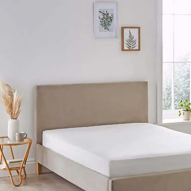 Martex Eco Pure 200TC Organic Cotton Fitted Sheet, White, Superking, 200 x 200 cm