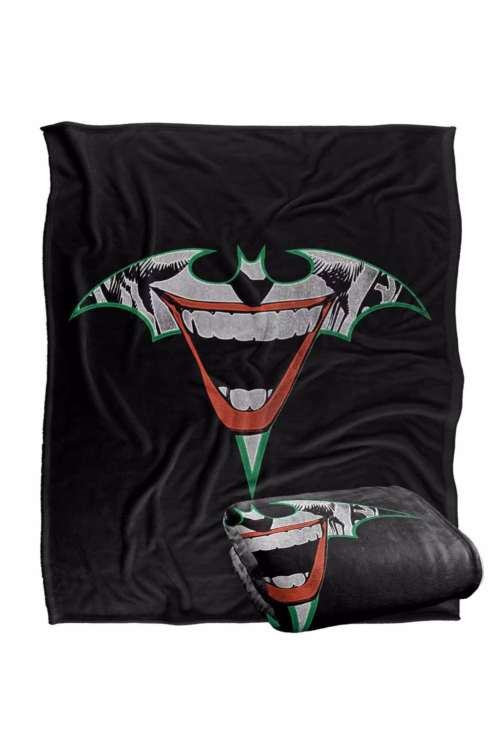 Warner Bros. Batman Joker Bat Logo Super Soft Fleece Throw Blanket, Multicolour, W: 127 cm x H: 152 cm – 7
