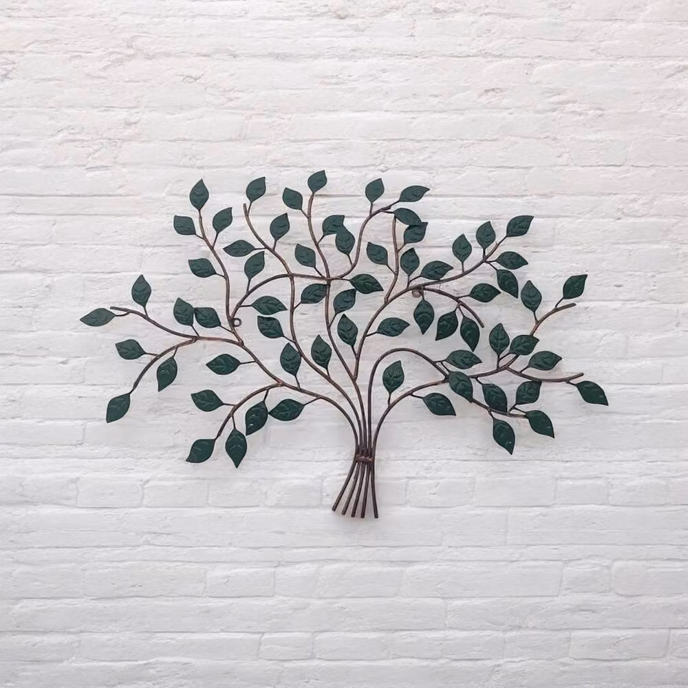 Minster Tree of Life Multicolour Metal Wall Decor, W: 55 cm, H: 38 cm, D: 3 cm – 2