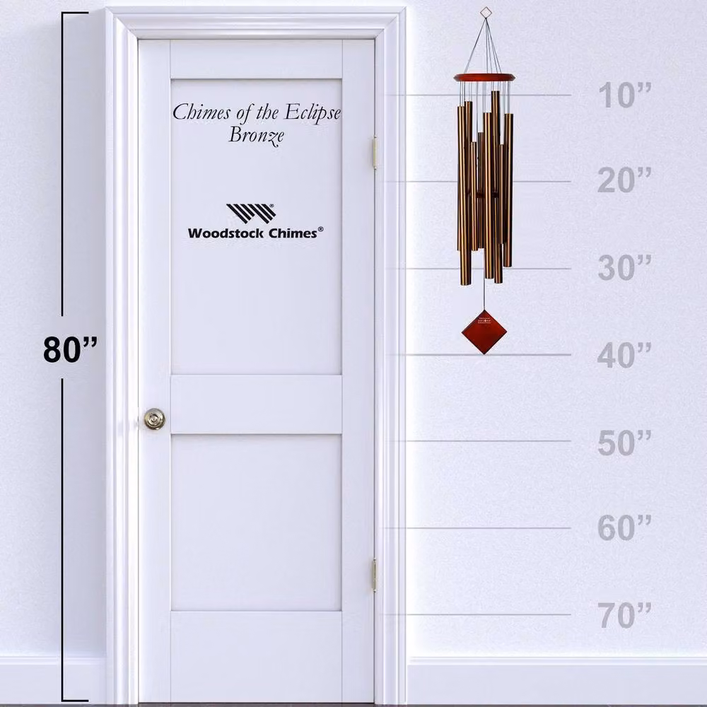 Woodstock Chimes Encore Chimes Of Eclipse Wind Chime in Bronze – 4