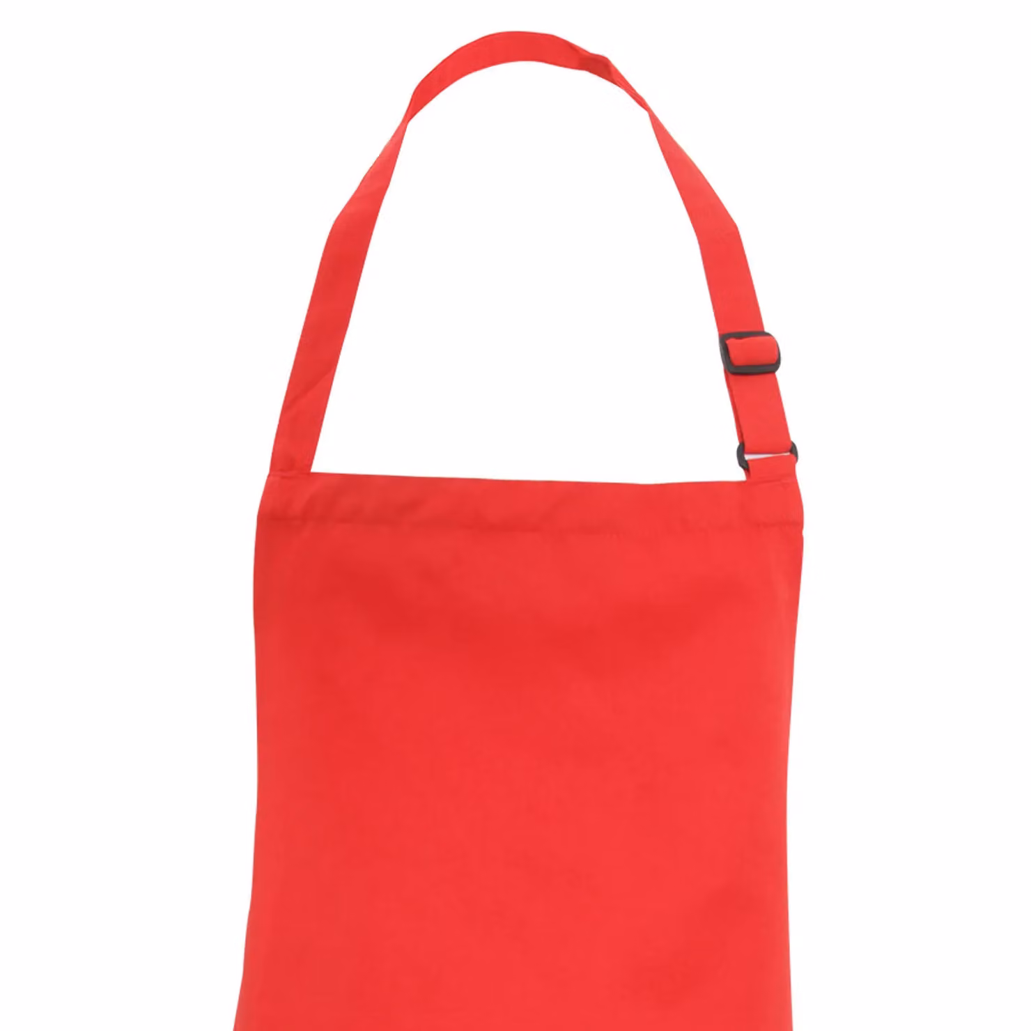 Dennys Catering Bib Apron with Pocket, Red, Pack of 2 – 2