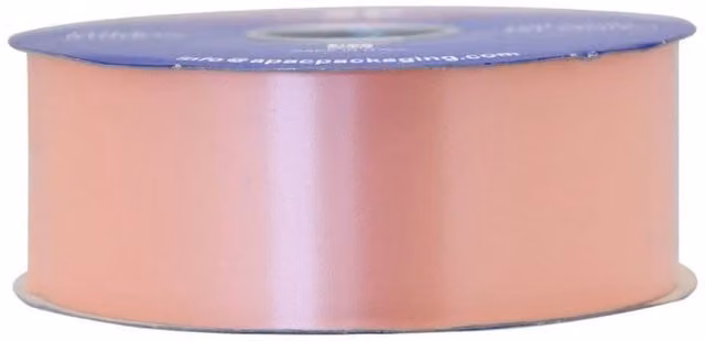 KDMD Salmon Polypropylene Ribbon 2 Pack in Peach