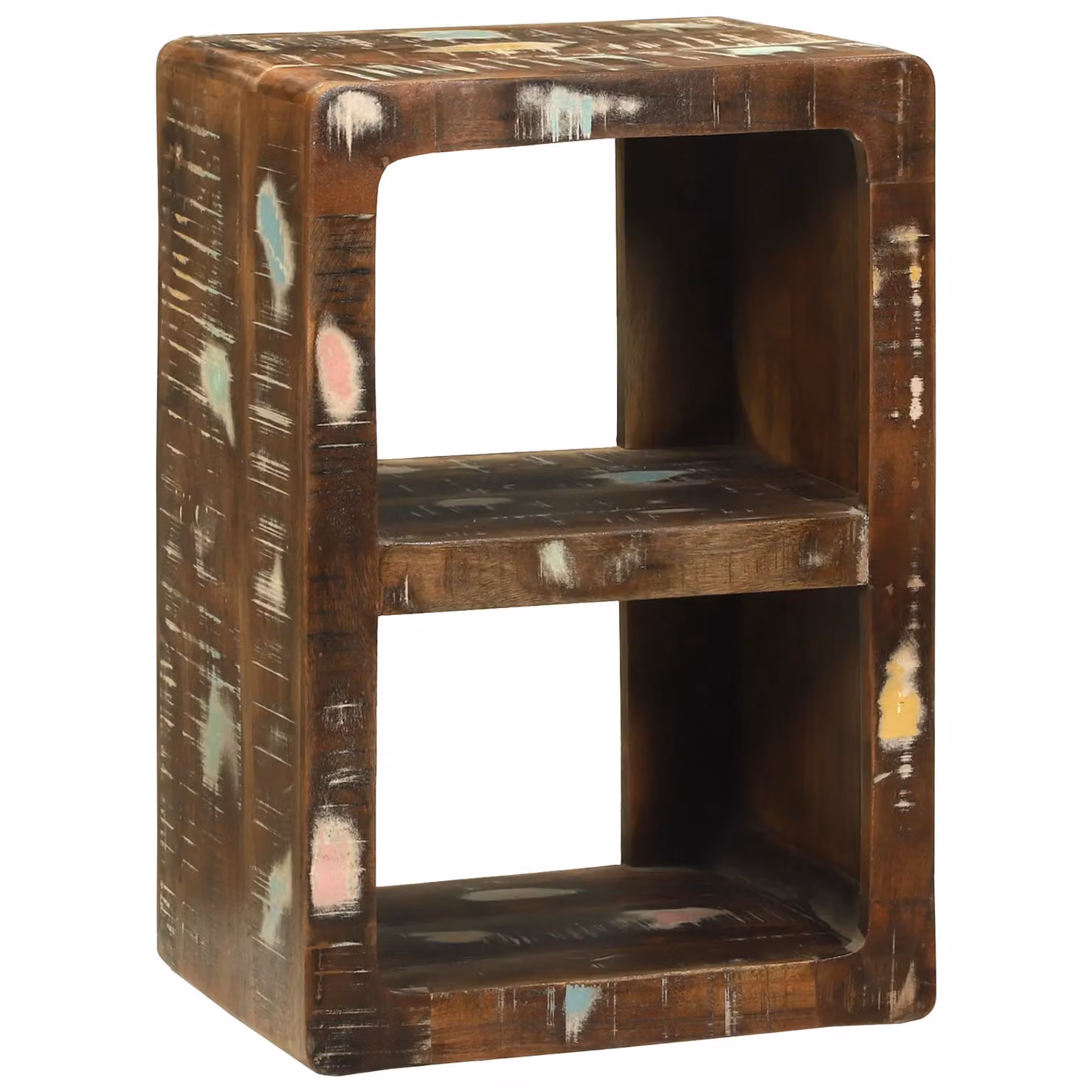 Berkfield Home Media Storage Cabinet in Brown Multicolour Solid Reclaimed Wood – 2