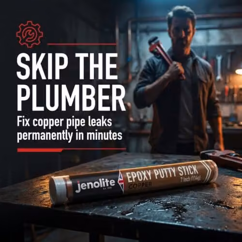 JENOLITE Epoxy Putty Repair Stick in Copper Brown, 112g – 4