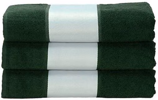 ARTG Subli-Me Cotton Terry Hand Towel in Green, W: 50.0 cm x H: 45.0 cm – 1