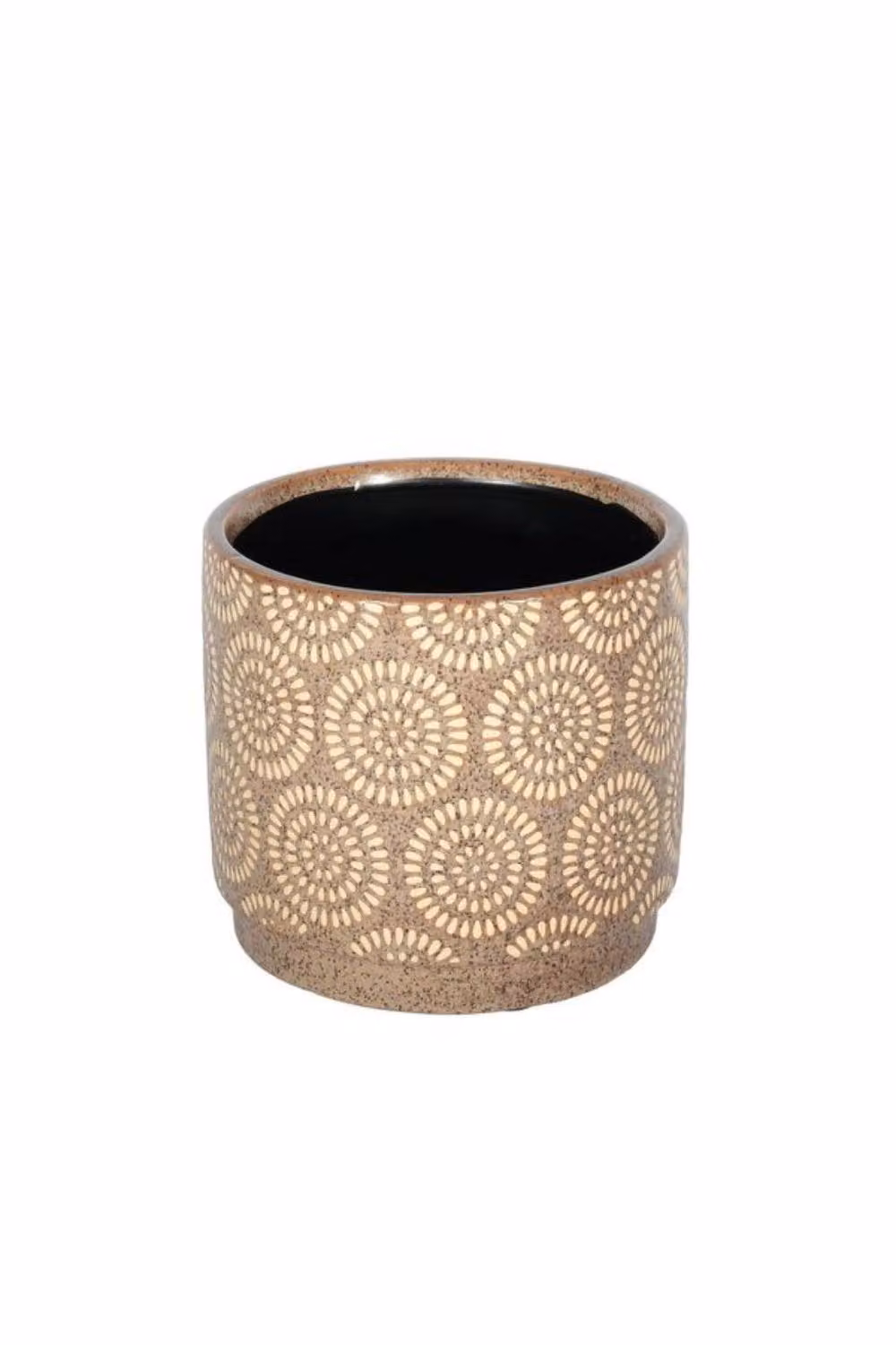 KDMD Hortus Linea Brown Ceramic Tabletop Pot, W/D/H: 14 x 13 x 13 cm – 2