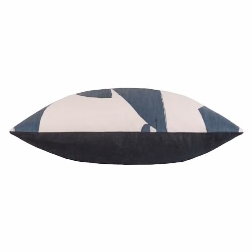 Riva Home Meta Abstract Cushion in Dusk Blue, Cotton with Polyester Filling, W/D/H: 55 x 55 x 55 cm – 3
