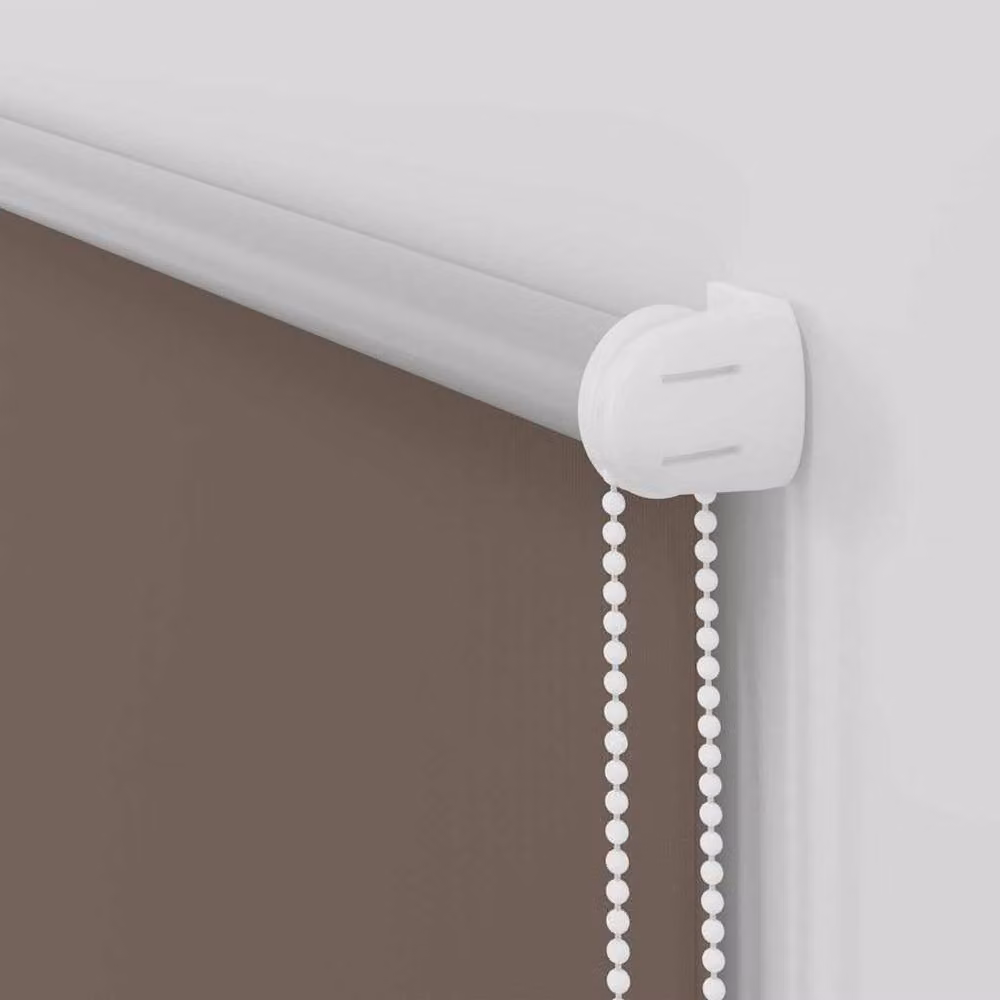Berkfield Home Blackout Roller Blind in Brown Polyester, W: 60 cm, H: 130 cm – 3