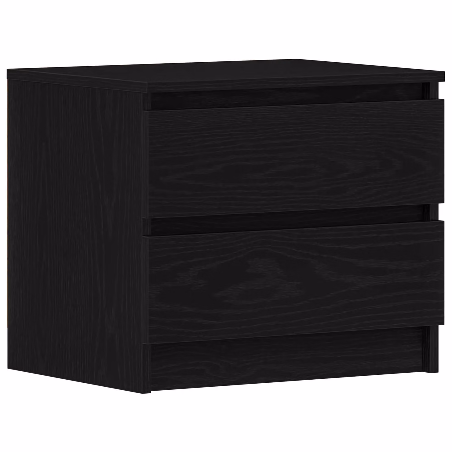 Berkfield Home Black Oak Nightstands, 2 Pack, W/D/H: 50 x 40 x 43.5 cm – 1