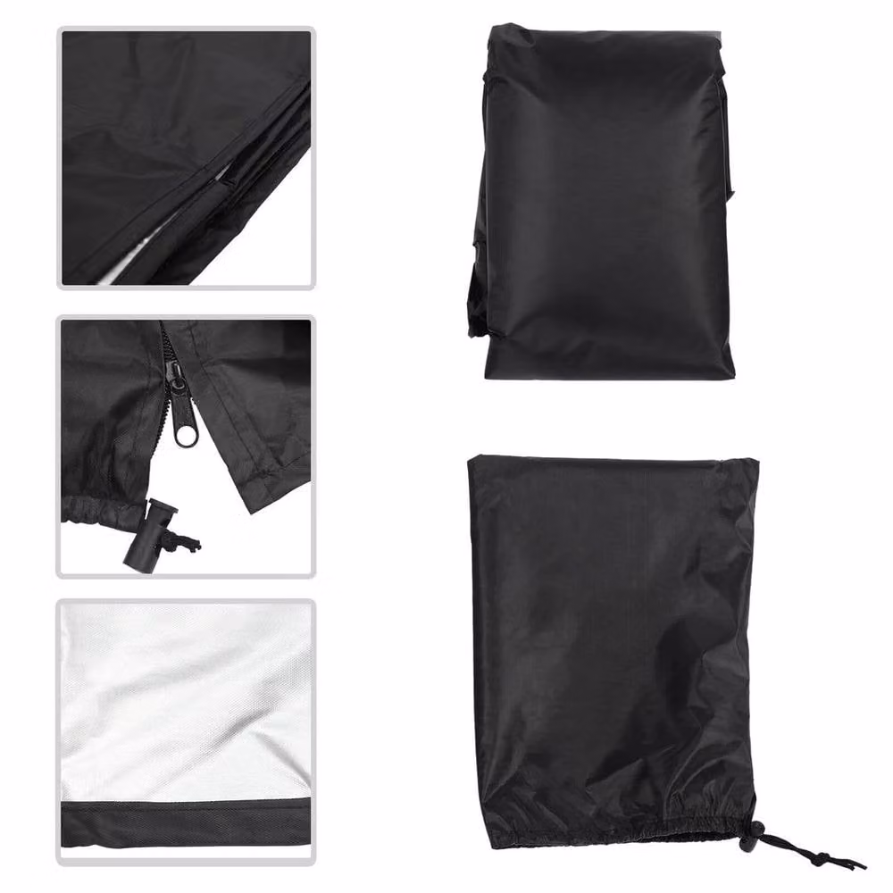 SPETLEK Black 2-3 Seater Swing Cover for Garden Hammock Canopy Chairs – 1