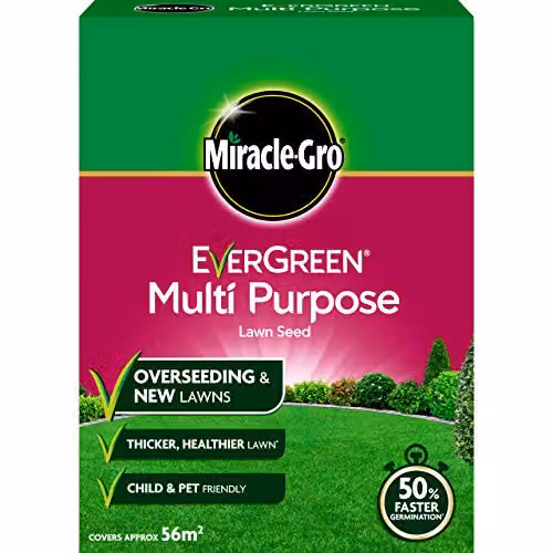 Miracle-Gro EverGreen Multi Purpose Lawn Seed, 1.6 kg