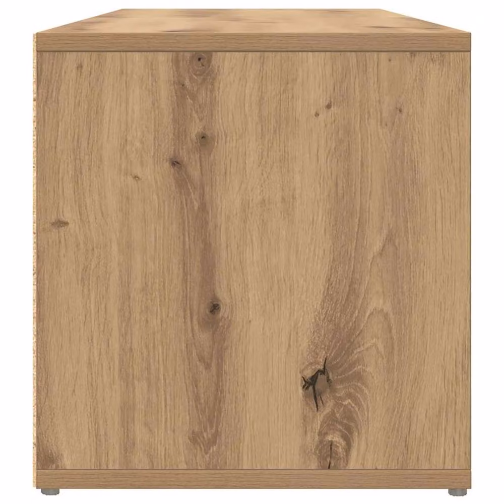 Berkfield Home Artisan Oak TV Cabinet with Storage in Brown – 4
