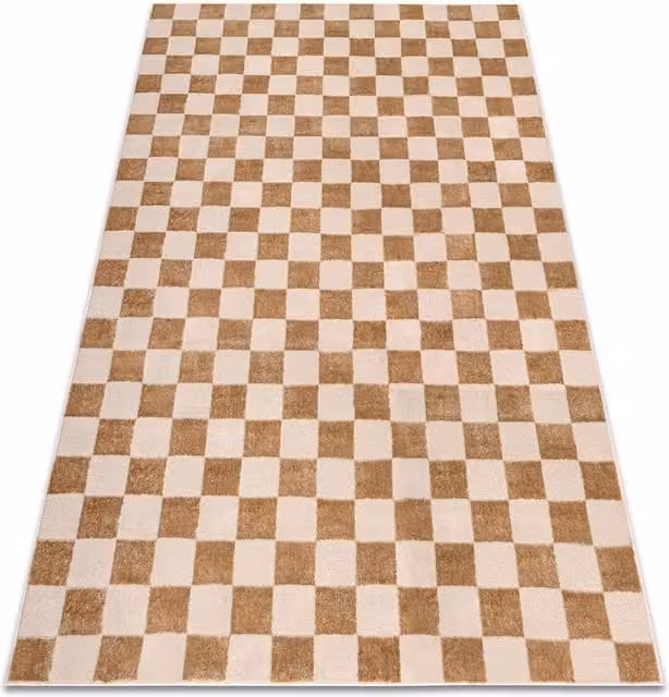 RugsX Aura Geometric Minimalist Rug in Beige, W: 140 cm, D: 190 cm