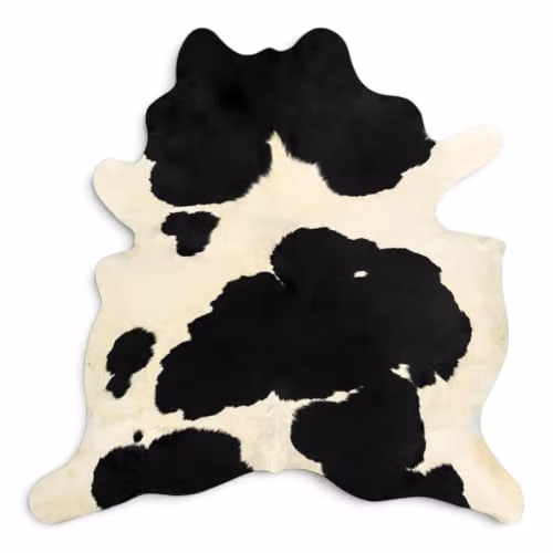 Infinity Leather Natural Black and White Cowhide Hairon Rug, W: 180 cm x D: 220 cm – 7