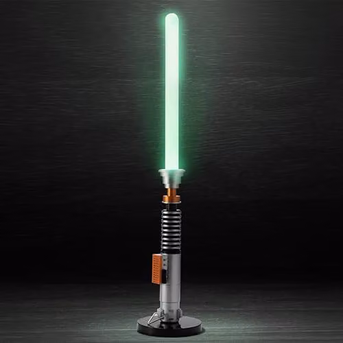 Menkind Star Wars Luke Skywalker Green Lightsaber USB Powered LED Desk Lamp in Silver – 3