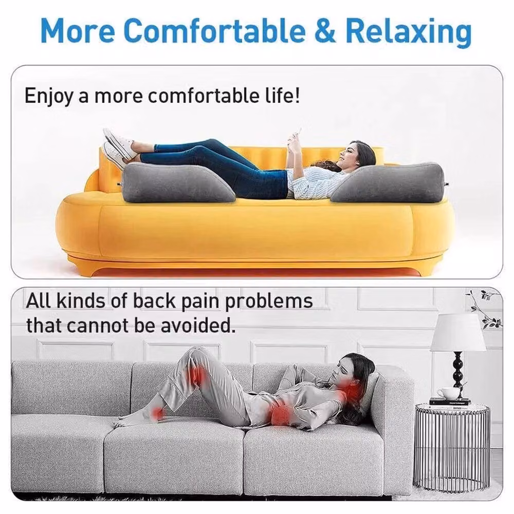 Nordara Inflatable Leg and Foot Elevation Wedge Support Pillow in Grey – 4
