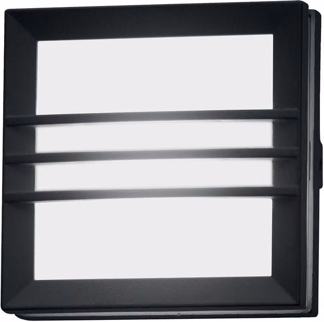 Netlighting Egil 1 Light Modern Aluminium Wall and Ceiling Lantern in Grey IP54 – 1